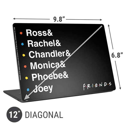 Warner Bros FRIENDS Crew Universal Laptop 12in (9.8 x 6.8in) Skin