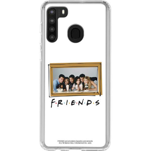 Warner Bros FRIENDS Milkshakes Galaxy A21 Clear Case