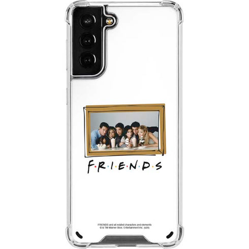 Warner Bros FRIENDS Milkshakes Galaxy S21 Plus 5G Clear Case