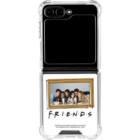 Warner Bros FRIENDS Milkshakes Galaxy Z Flip5 5G Clear Case