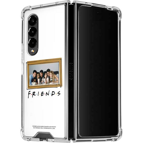 Warner Bros FRIENDS Milkshakes Galaxy Z Fold4 5G Clear Case