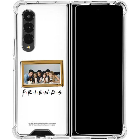 Warner Bros FRIENDS Milkshakes Galaxy Z Fold4 5G Clear Case
