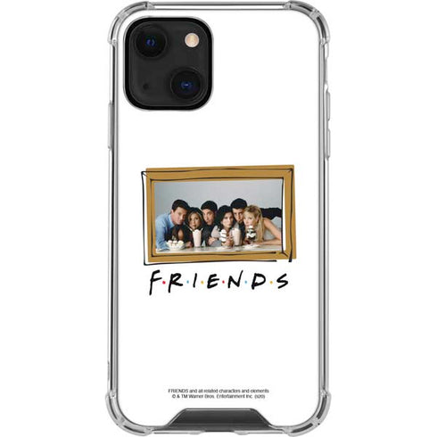 Warner Bros FRIENDS Milkshakes iPhone 14 Clear Case