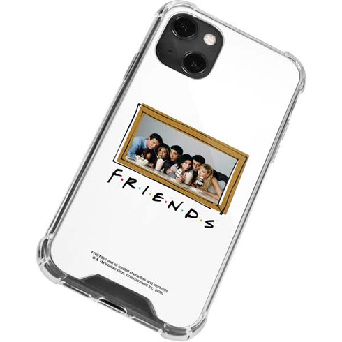Warner Bros FRIENDS Milkshakes iPhone 14 Plus Clear Case