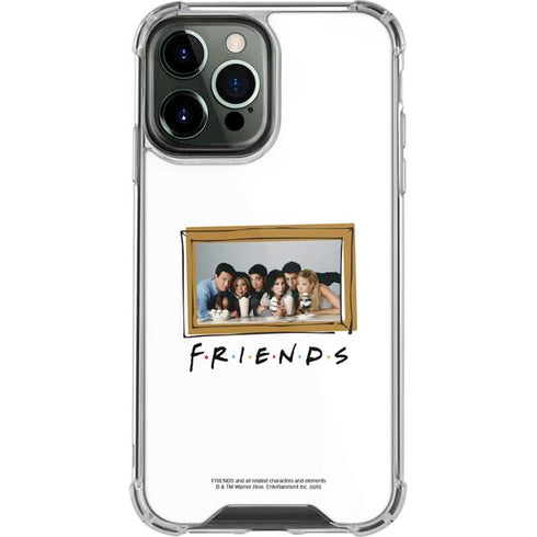 Warner Bros FRIENDS Milkshakes iPhone 14 Pro Max Clear Case