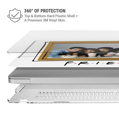 Warner Bros FRIENDS Milkshakes MacBook Pro 13in (2020) Case plus Skin