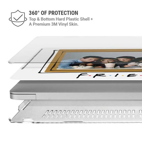 Warner Bros FRIENDS Milkshakes MacBook Pro 15in (2016-19) Case plus Skin