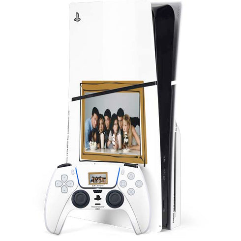Warner Bros FRIENDS Milkshakes PS5 Slim Disk Bundle Skin