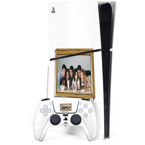 Warner Bros FRIENDS Milkshakes PS5 Slim Digital Edition Bundle Skin