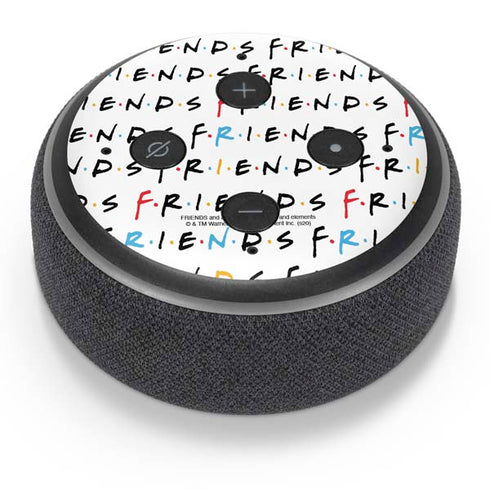 Warner Bros FRIENDS Pattern Amazon Echo Dot Skin