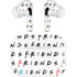 Warner Bros FRIENDS Pattern Apple AirPods Pro Skin