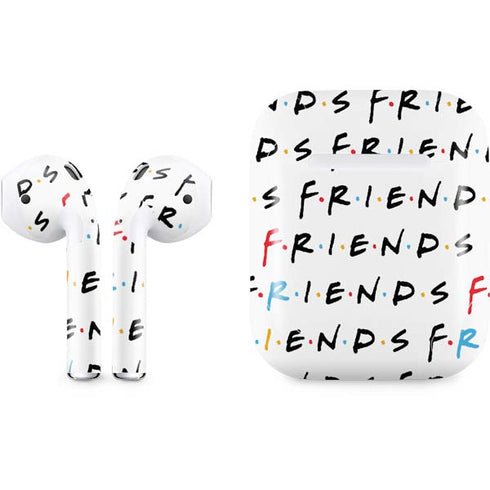 Warner Bros FRIENDS Pattern Apple AirPods Skin