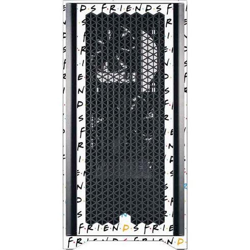 Warner Bros FRIENDS Pattern Corsair 4000D Tempered Glass Mid-Tower ATX Case Skin