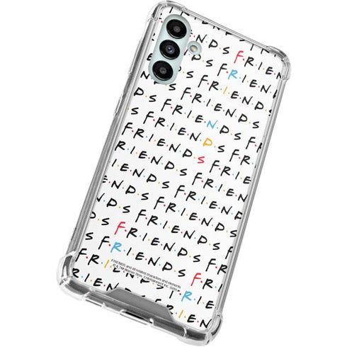 Warner Bros FRIENDS Pattern Galaxy A13 5G Clear Case