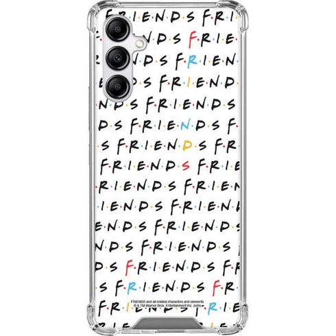 Warner Bros FRIENDS Pattern Galaxy A14 5G Clear Case