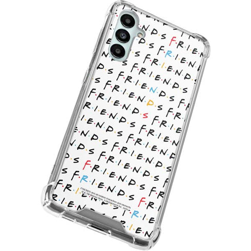 Warner Bros FRIENDS Pattern Galaxy A14 5G Clear Case