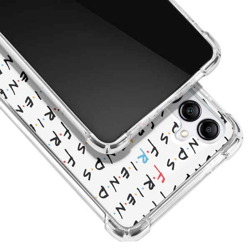 Warner Bros FRIENDS Pattern Galaxy A14 5G Clear Case