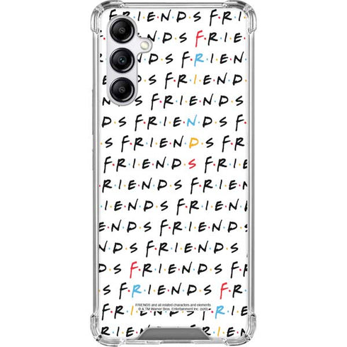 Warner Bros FRIENDS Pattern Galaxy A15 5G Clear Case