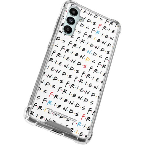 Warner Bros FRIENDS Pattern Galaxy A15 5G Clear Case
