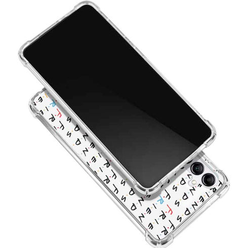 Warner Bros FRIENDS Pattern Galaxy A15 5G Clear Case
