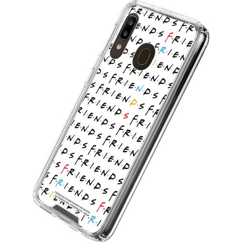 Warner Bros FRIENDS Pattern Galaxy A30 Clear Case