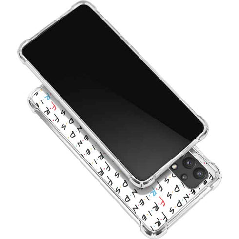 Warner Bros FRIENDS Pattern Galaxy A32 5G Clear Case