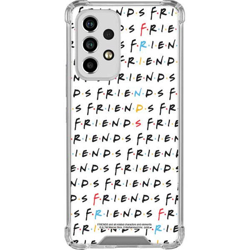 Warner Bros FRIENDS Pattern Galaxy A33 5G Clear Case