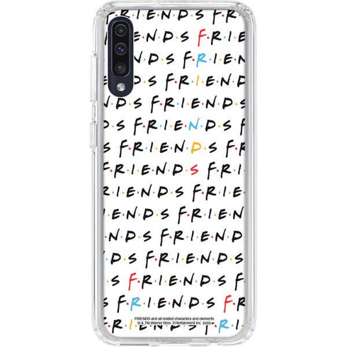 Warner Bros FRIENDS Pattern Galaxy A50 Clear Case