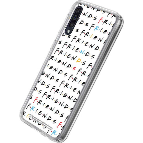 Warner Bros FRIENDS Pattern Galaxy A50 Clear Case