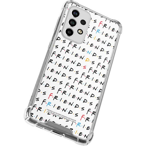 Warner Bros FRIENDS Pattern Galaxy A53 5G Clear Case