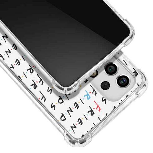 Warner Bros FRIENDS Pattern Galaxy A53 5G Clear Case