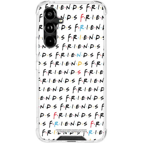 Warner Bros FRIENDS Pattern Galaxy A54 5G Clear Case