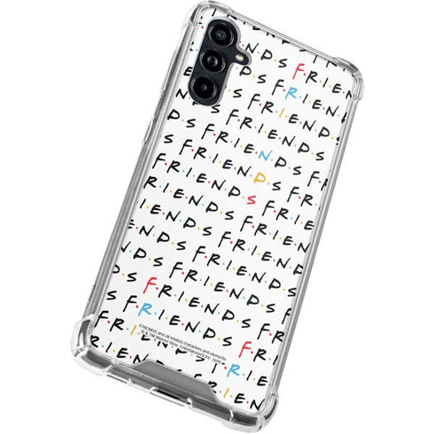 Warner Bros FRIENDS Pattern Galaxy A54 5G Clear Case