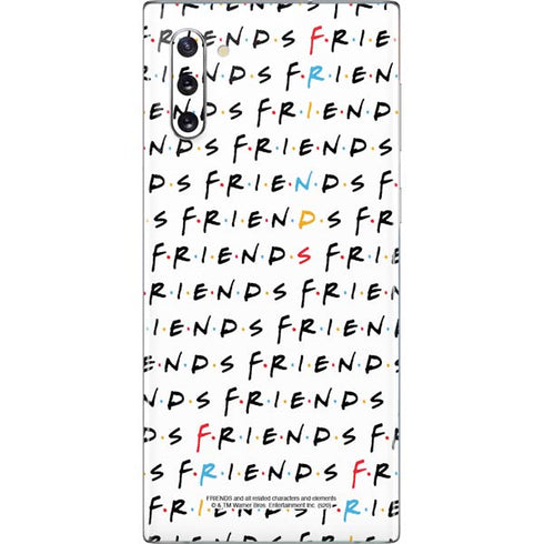 Warner Bros FRIENDS Pattern Galaxy Note 10 Skin