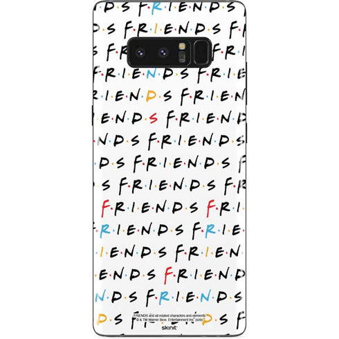 Warner Bros FRIENDS Pattern Galaxy Note 8 Skin