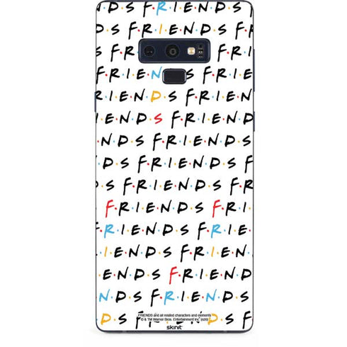 Warner Bros FRIENDS Pattern Galaxy Note 9 Skin