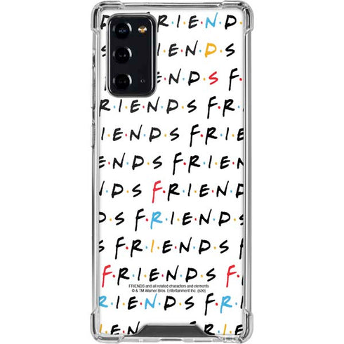 Warner Bros FRIENDS Pattern Galaxy Note20 5G Clear Case
