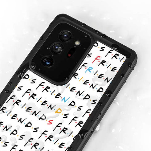 Warner Bros FRIENDS Pattern Galaxy Note20 Ultra 5G Waterproof Case