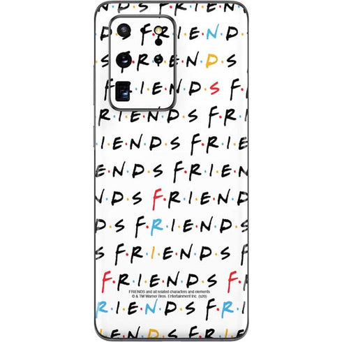 Warner Bros FRIENDS Pattern Galaxy S20 Ultra 5G Skin