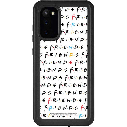 Warner Bros FRIENDS Pattern Galaxy S20 Waterproof Case