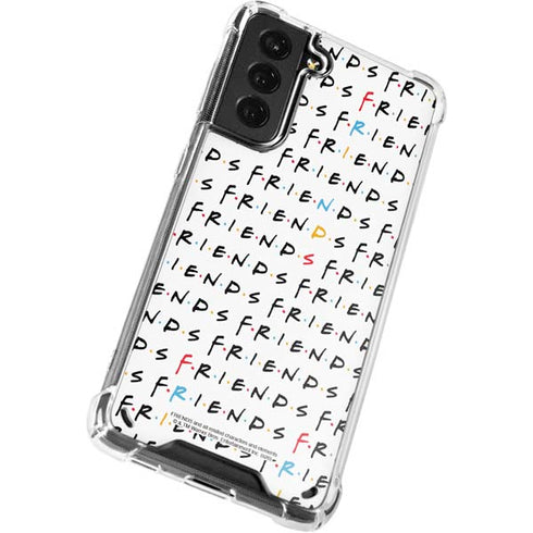 Warner Bros FRIENDS Pattern Galaxy S21 5G Clear Case