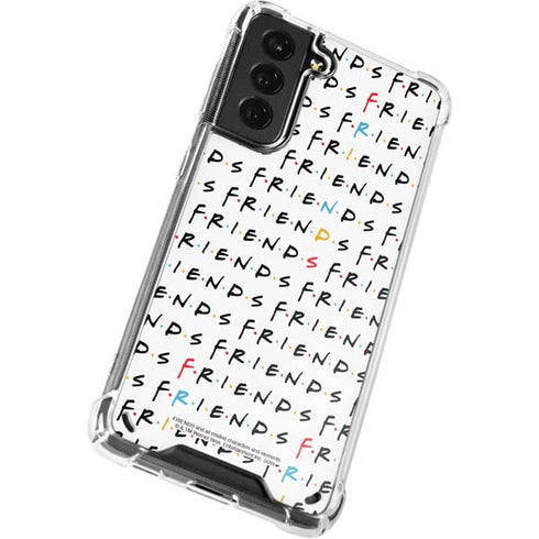 Warner Bros FRIENDS Pattern Galaxy S21 Plus 5G Clear Case