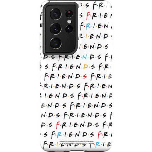 Warner Bros FRIENDS Pattern Galaxy S21 Ultra 5G Pro Case