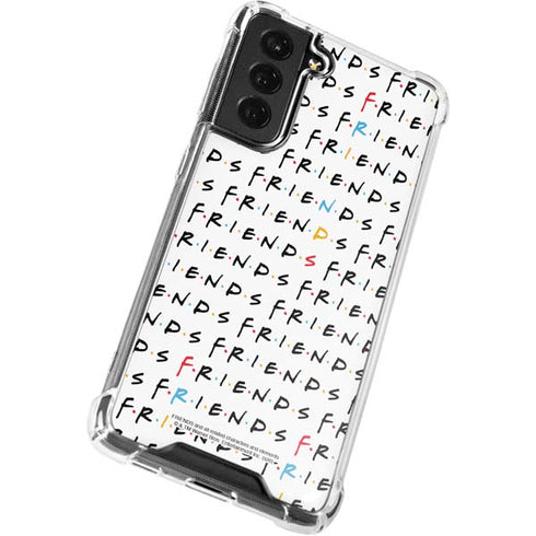 Warner Bros FRIENDS Pattern Galaxy S22 Clear Case