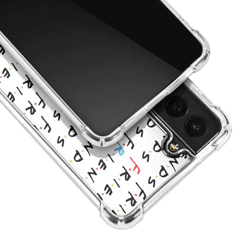 Warner Bros FRIENDS Pattern Galaxy S22 Clear Case