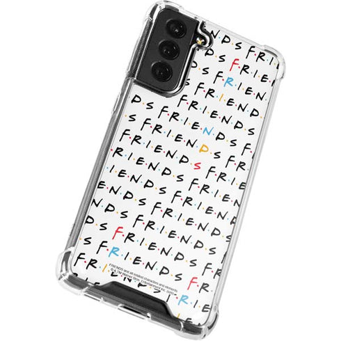 Warner Bros FRIENDS Pattern Galaxy S22 Plus Clear Case