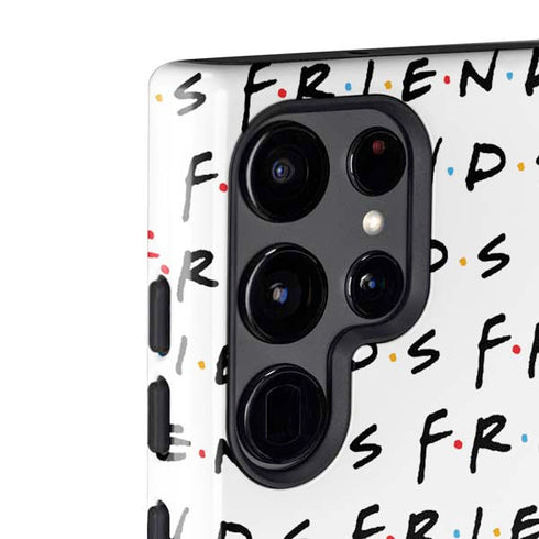 Warner Bros FRIENDS Pattern Galaxy S22 Ultra Pro Case