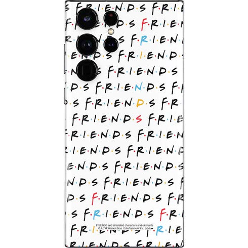 Warner Bros FRIENDS Pattern Galaxy S22 Ultra Skin