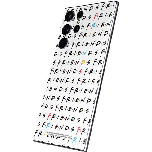 Warner Bros FRIENDS Pattern Galaxy S22 Ultra Skin