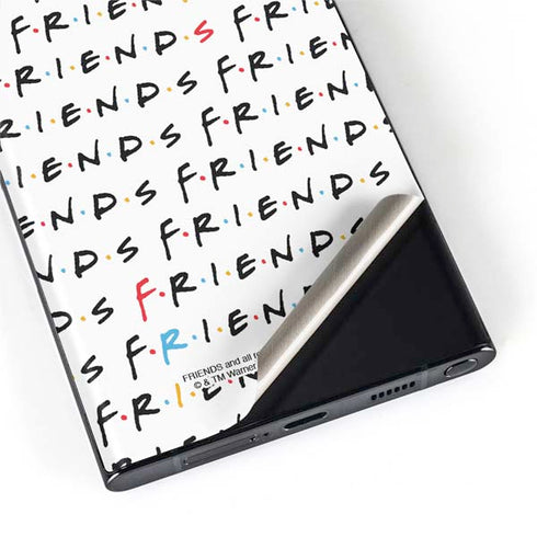 Warner Bros FRIENDS Pattern Galaxy S22 Ultra Skin